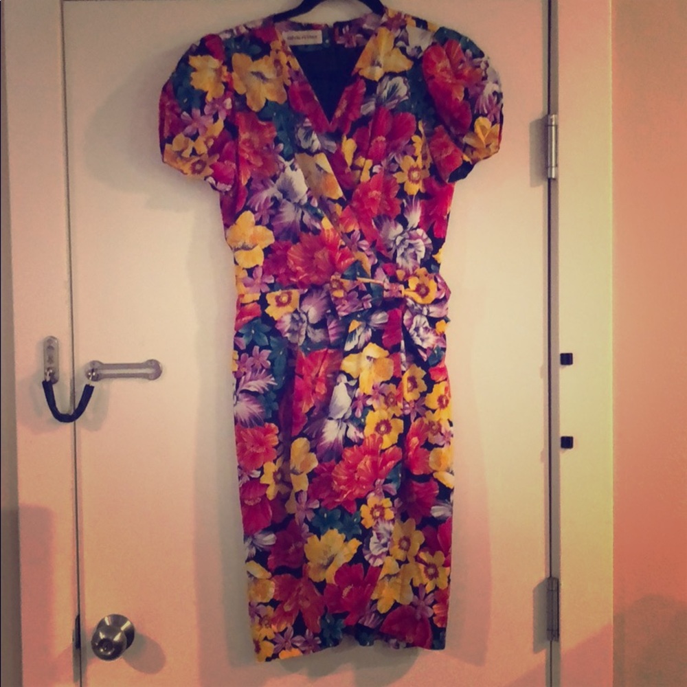 Vintage Floral Dress